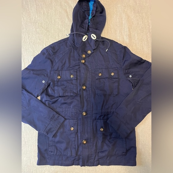 H&M Men’s Utility Jacket - Navy, Size S, Gently Used - Picture 2 of 12